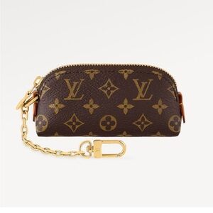 Louis Vuitton Brown Monogram lipstick pouch NEW